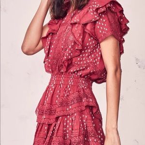 Red love shack fancy Stella dress M